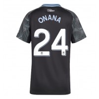Aston Villa Amadou Onana #24 Vonkajší Ženy futbalový dres 2025-26 Krátky Rukáv
